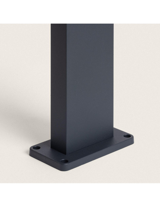 Balise LED Extérieure 10W Aluminium en Saillie sur Pied 80cm Iridix