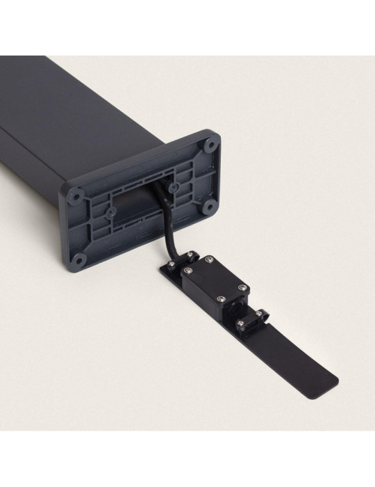 Balise LED Extérieure 10W Aluminium en Saillie sur Pied 80cm Iridix