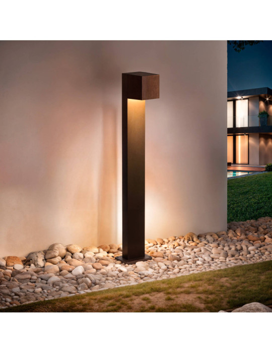 Balise LED Extérieure 10W Aluminium en Saillie sur Pied 80cm Iridix