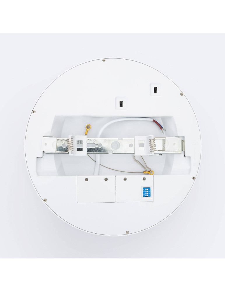 Downlight LED 9-12-18W Rond CCT Détecteur de Mouvement et Crépuscule Coupe Ø 55-200 mm