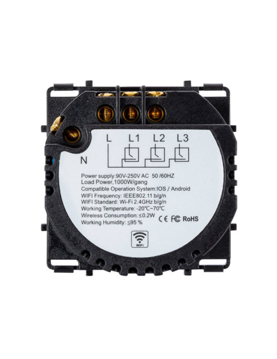 Interrupteur Tactile WiFi Double Modern