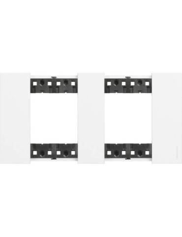 Platine de Finition 2 x 2 Modules BTicino Living Now KA4802M2K_