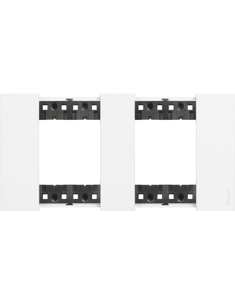Platine de Finition 2 x 2 Modules BTicino Living Now KA4802M2K_