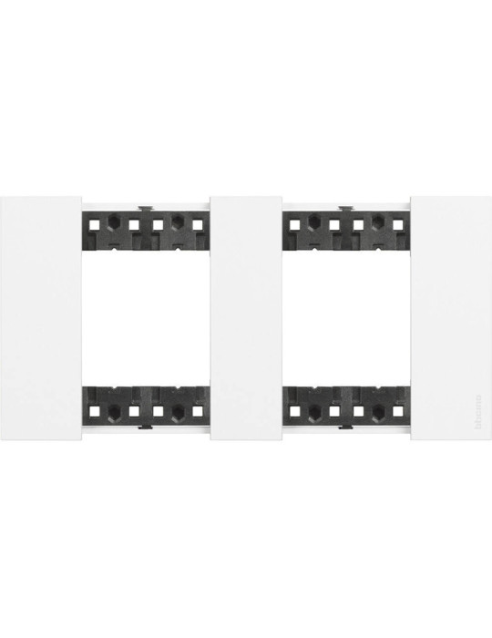 Platine de Finition 2 x 2 Modules BTicino Living Now KA4802M2K_