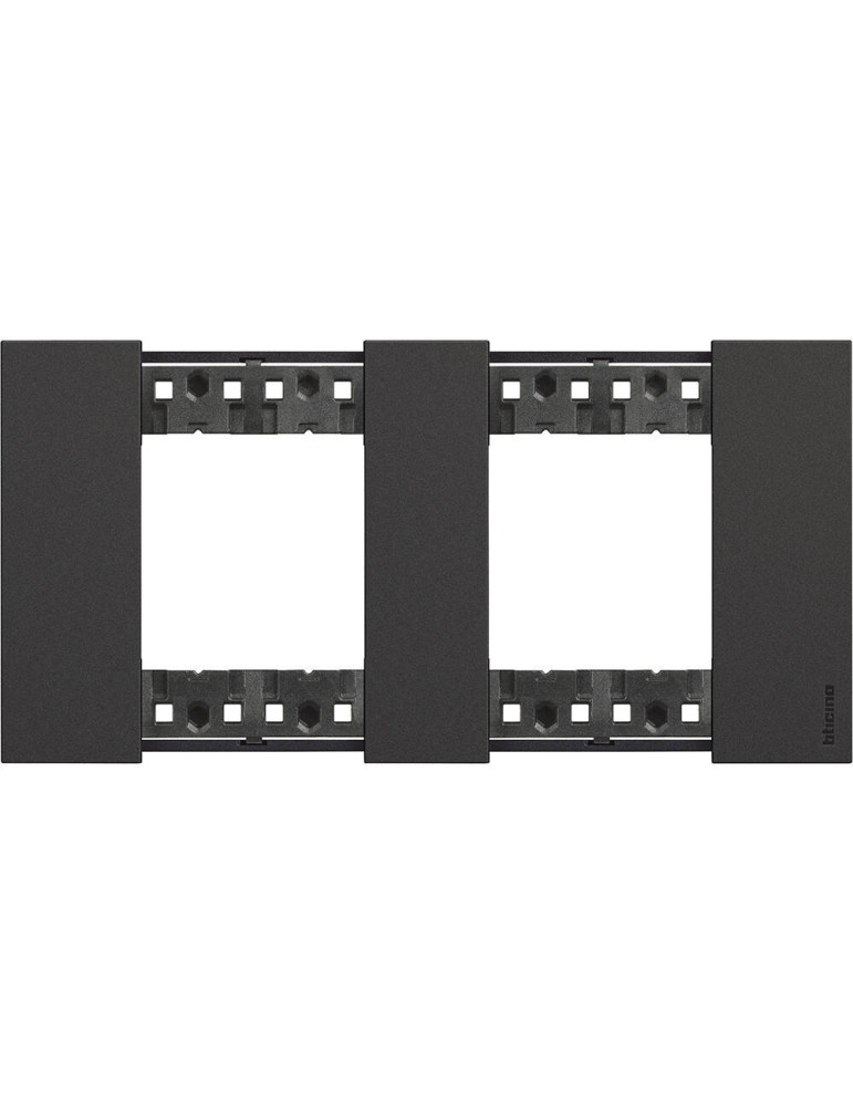 Platine de Finition 2 x 2 Modules BTicino Living Now KA4802M2K_