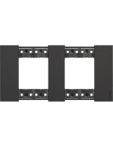 Platine de Finition 2 x 2 Modules BTicino Living Now KA4802M2K_