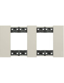 Platine de Finition 2 x 2 Modules BTicino Living Now KA4802M2K_
