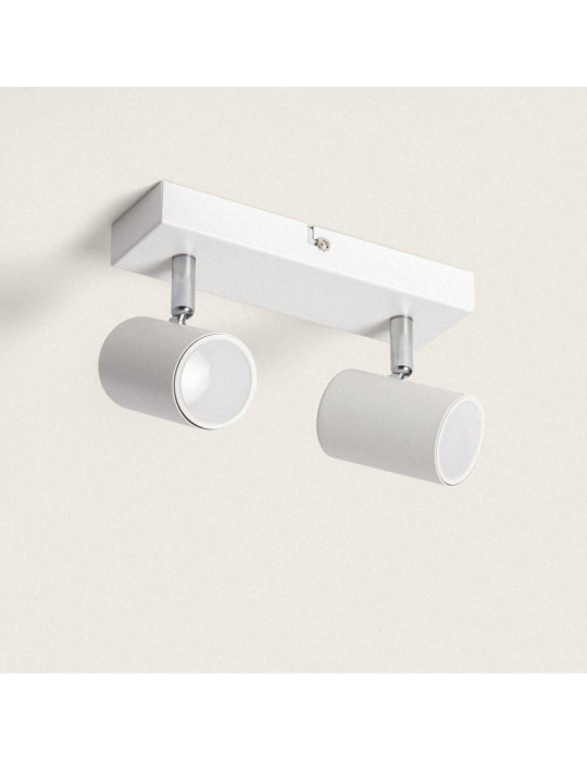 Plafonnier Orientable Métal 2 Spots Wuedy Plafonnier Orientable Métal 2 Spots Wuedy