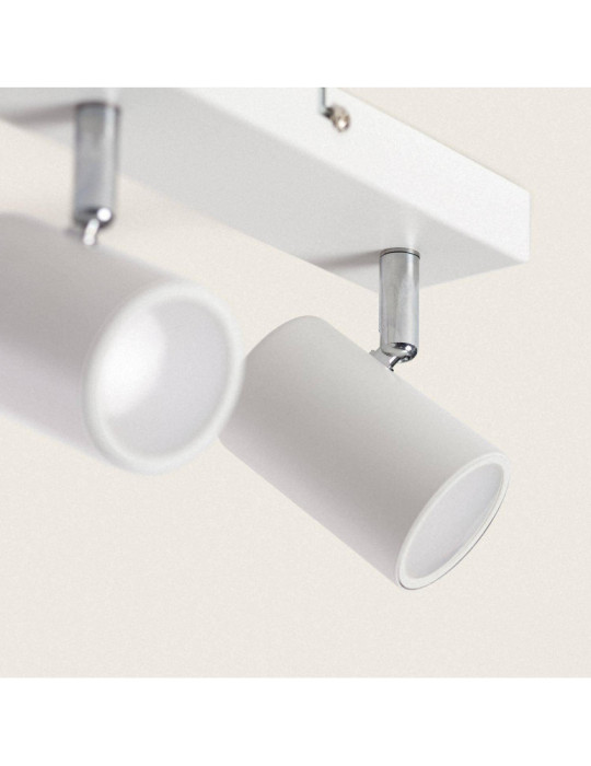 Plafonnier Orientable Métal 2 Spots Wuedy