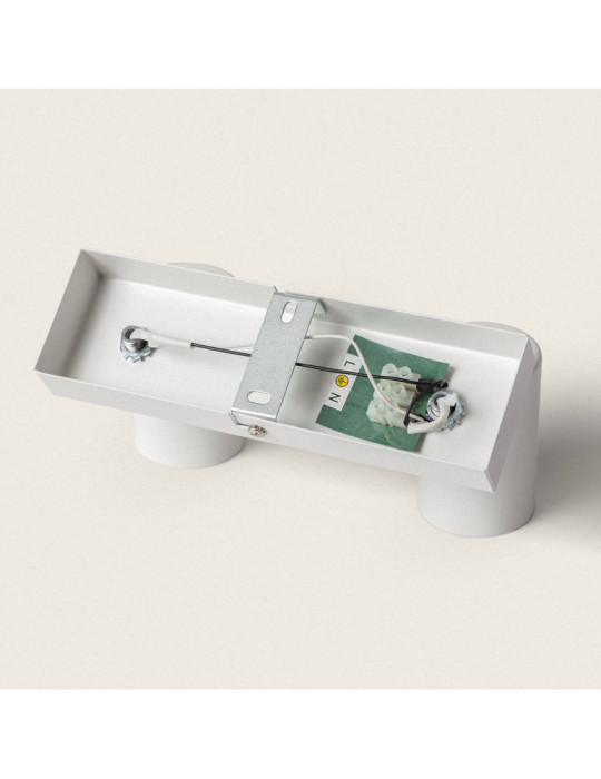 Plafonnier Orientable Métal 2 Spots Wuedy