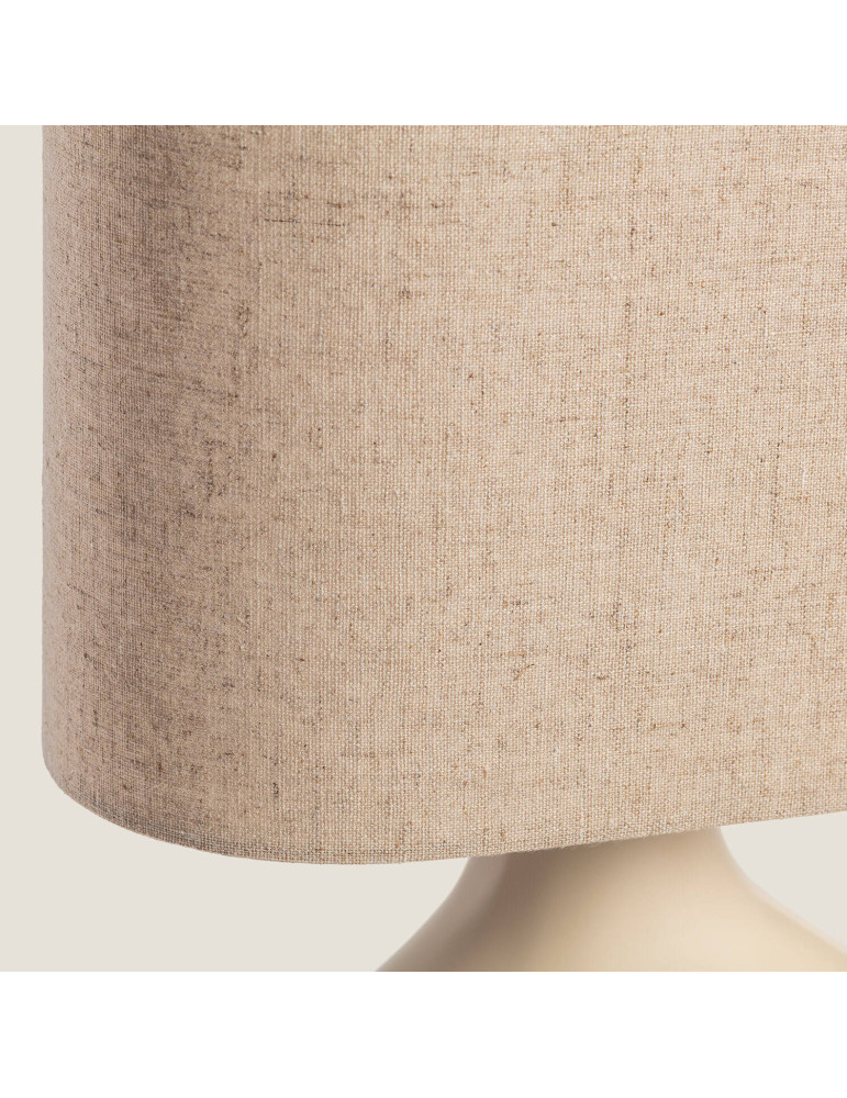 Lampe à Poser Résine et Tissu Cadence