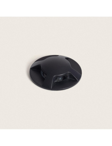 Balise Extérieure LED 3W Encastrable au Sol Letso 4L Noire