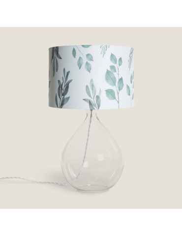 Lampe à Poser Textile et Verre Verdy