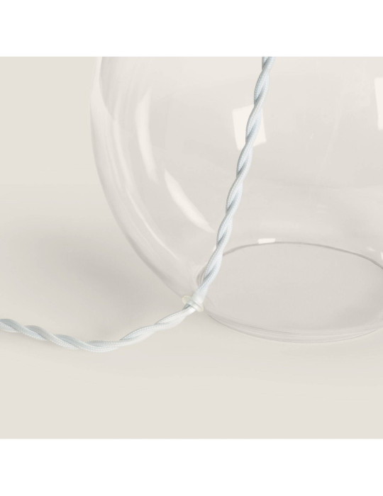 Lampe à Poser Textile et Verre Verdy