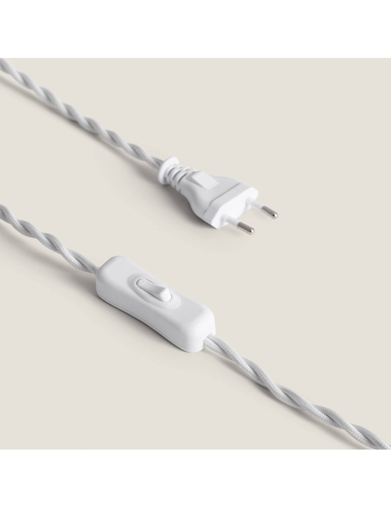 Lampe à Poser Textile et Verre Verdy