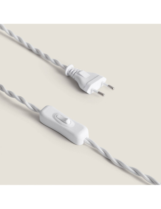 Lampe à Poser Textile et Verre Verdy