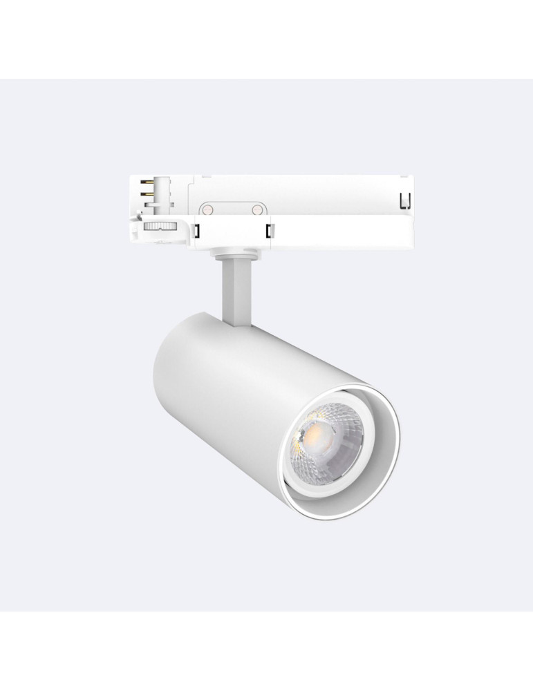 Spot LED sur Rail Triphasé 30W Fasano Dimmable DALI Blanc