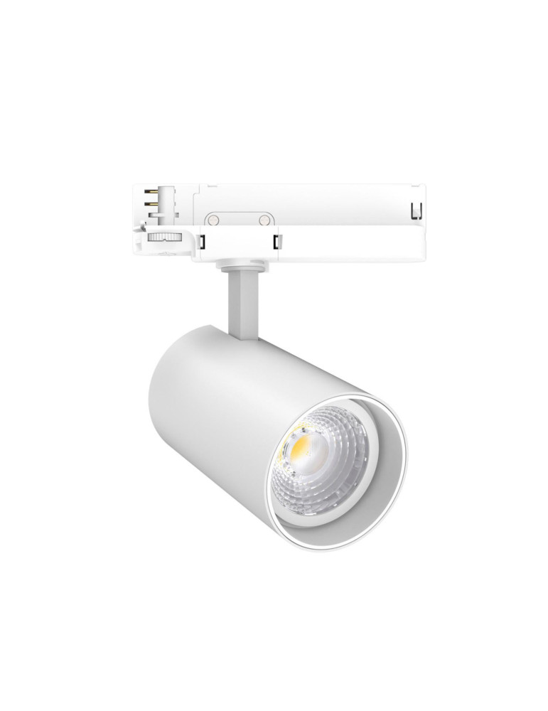 Spot LED sur Rail Triphasé 30W Fasano Dimmable DALI Blanc
