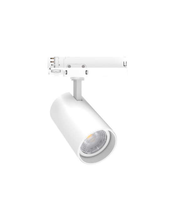 Spot LED sur Rail Triphasé 30W Fasano Dimmable DALI Blanc