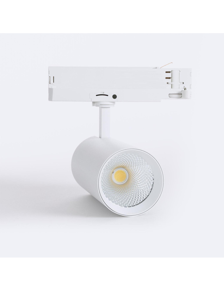 Spot LED sur Rail Triphasé 40W Carlo Blanc