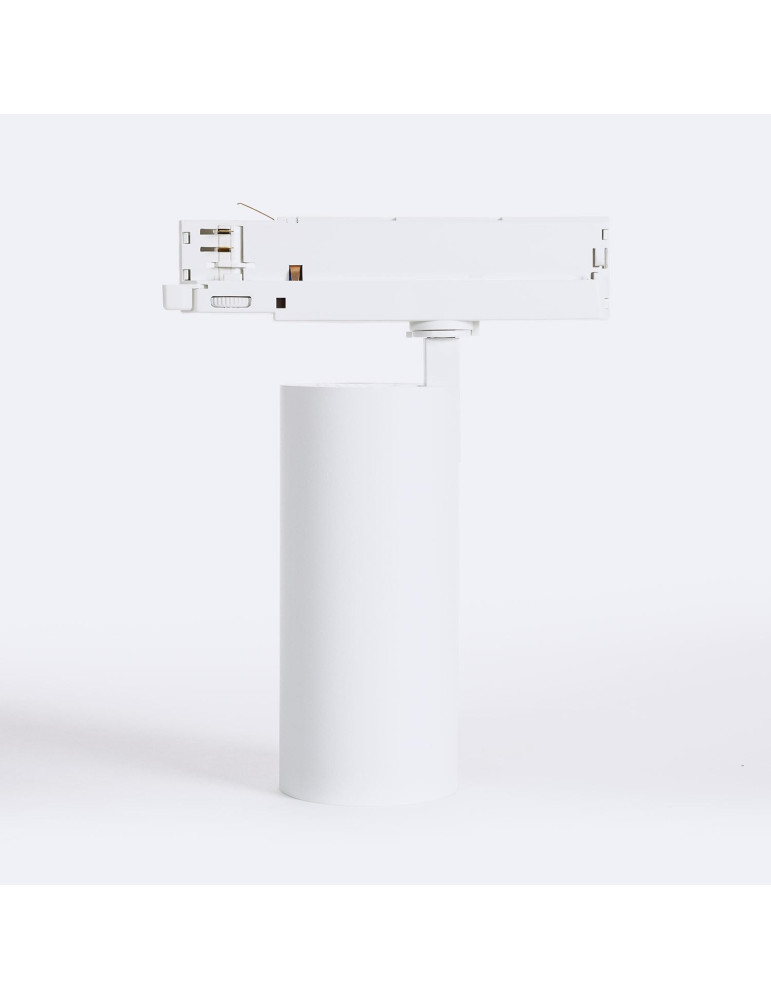 Spot LED sur Rail Triphasé 40W Carlo Blanc