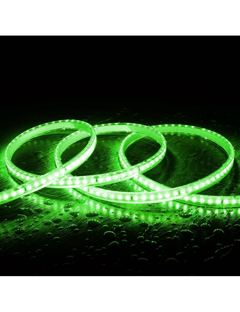 Ruban LED 220V SMD2835 120LED/m IP65 Largeur 12mm Coupe 20cm Monochrome