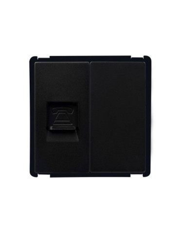 Prise Téléphone + Obturateur Modern