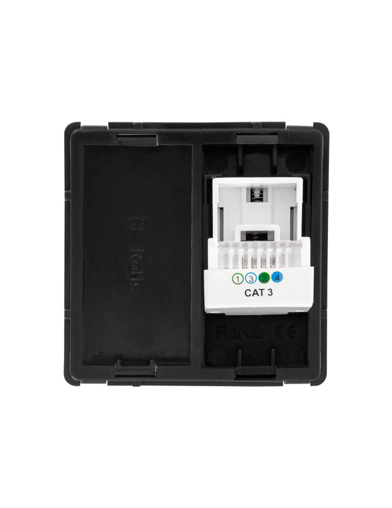 Prise Téléphone + Obturateur Modern