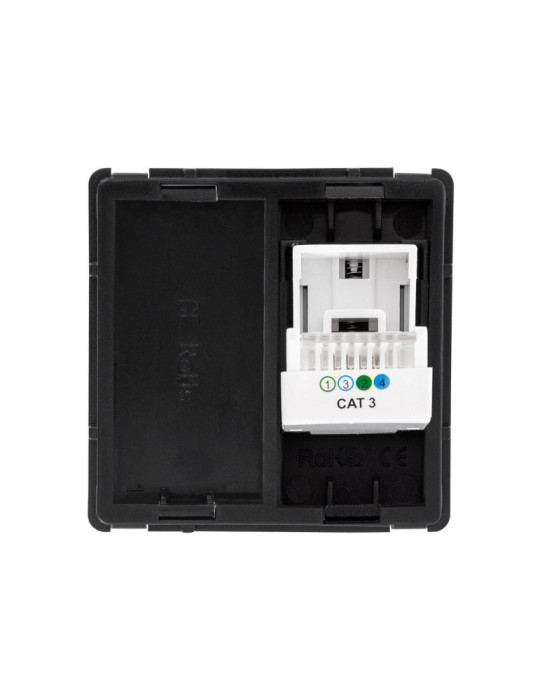 Prise Téléphone + Obturateur Modern