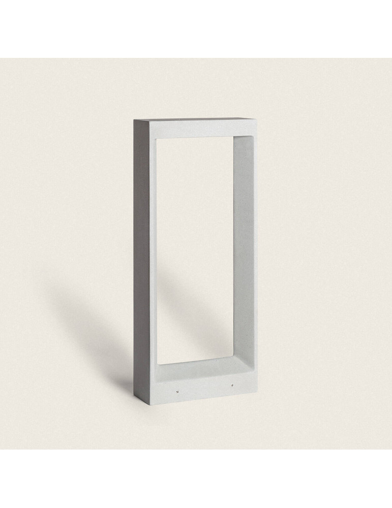 Balise Extérieure LED Dimmable 8W Ciment Arvene 65 cm