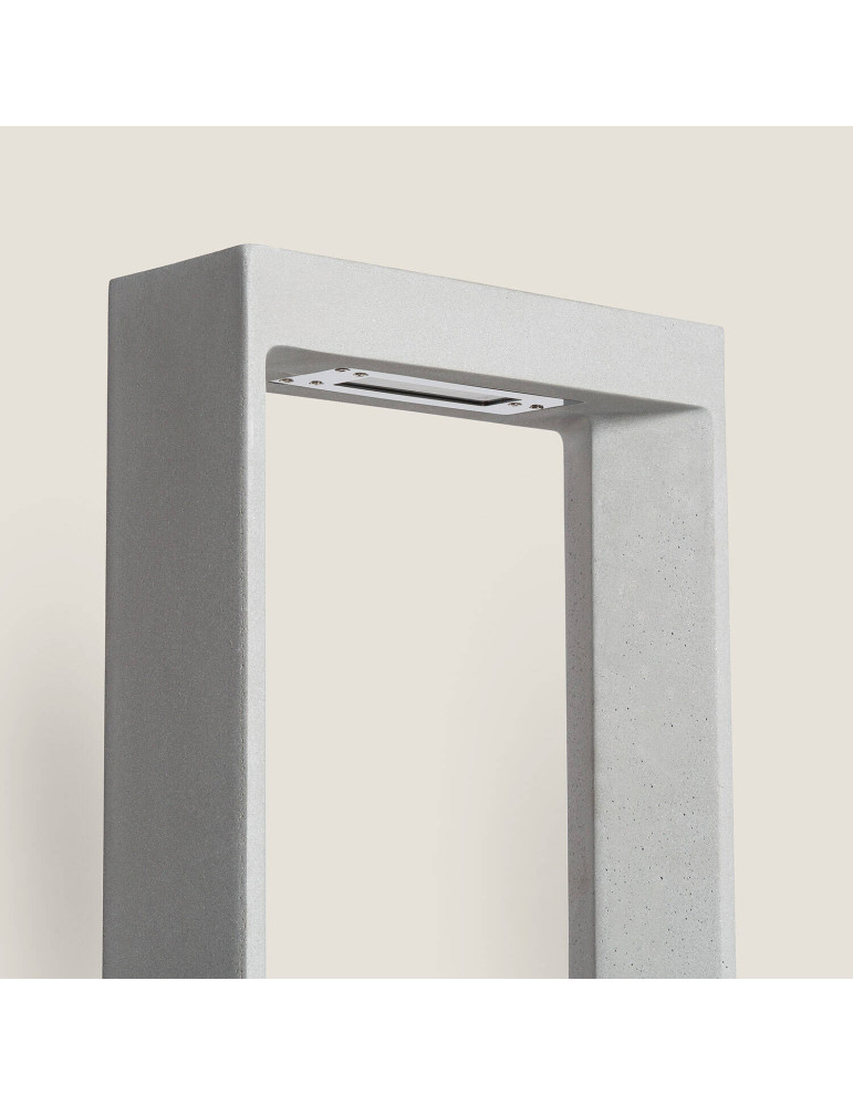 Balise Extérieure LED Dimmable 8W Ciment Arvene 65 cm