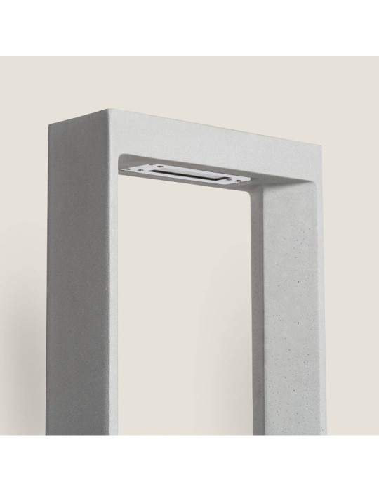 Balise Extérieure LED Dimmable 8W Ciment Arvene 65 cm