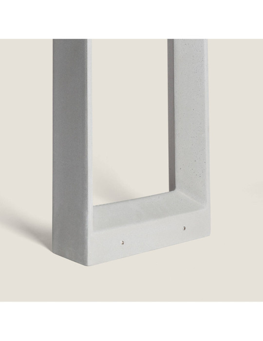 Balise Extérieure LED Dimmable 8W Ciment Arvene 65 cm