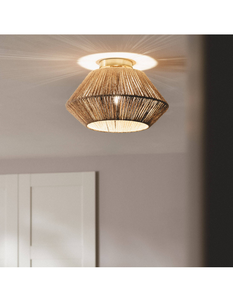 Plafonnier Corde Naturelle Moksha