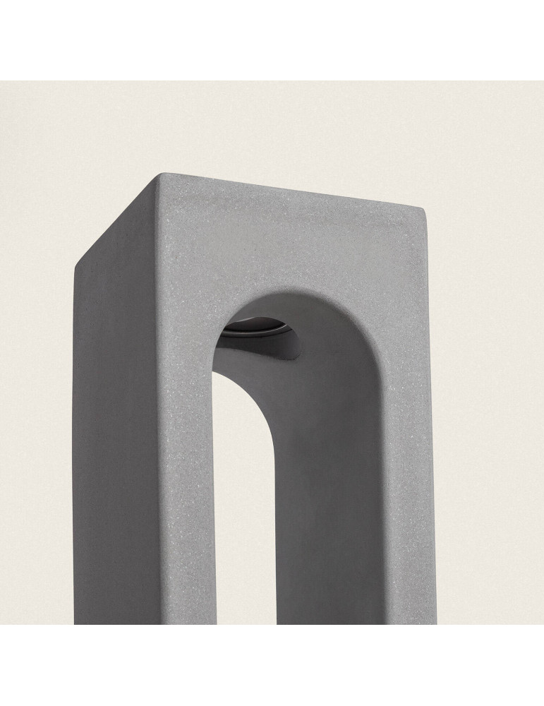 Balise Extérieure LED Dimmable 6W Ciment Sylexa 70 cm