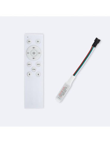 Contrôleur Variateur LED Monochrome Digital 12-24V DC avec Télécommande RF