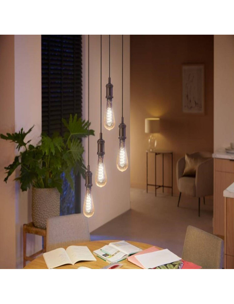 Ampoule LED Filament E27 7W 550 lm ST72 PHILIPS Hue White Ambiance