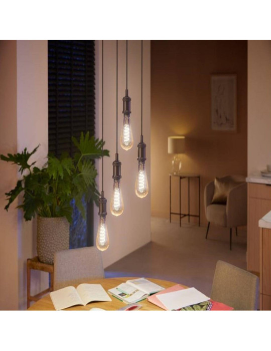 Ampoule LED Filament E27 7W 550 lm ST72 PHILIPS Hue White Ambiance