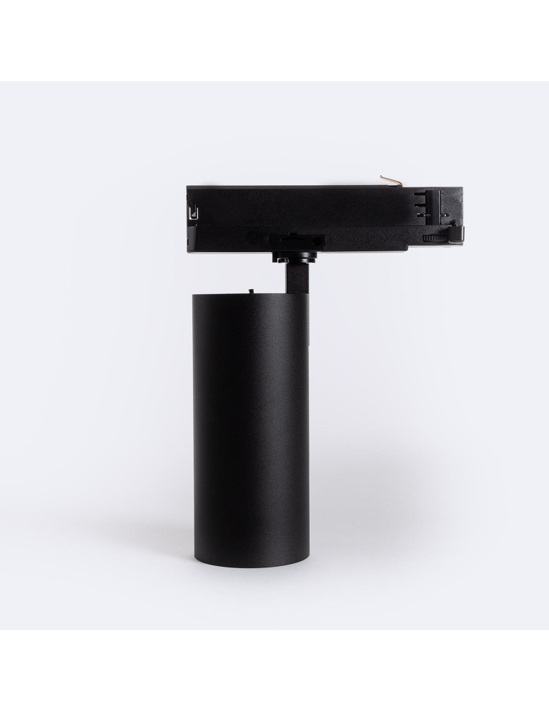 Spot LED sur Rail Triphasé 40W Carlo CCT Noir