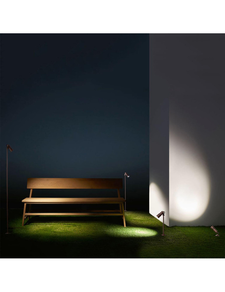 Projecteur LED Micro 3W COB IP65 Gris Urbain LEDS-C4 05-9881-Z5-CL