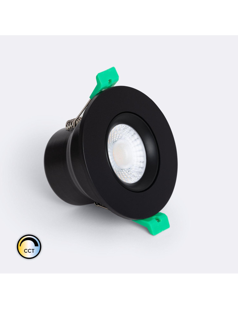 Spot Downlight Ignifuge LED 5-8W Rond Dimmable IP65 Coupe Ø 65 mm Solid Design Ajustable Spot Downlight Ignifuge LED 5-8W Rond Dimmable IP65 Coupe Ø 65 mm Solid Design Ajustable