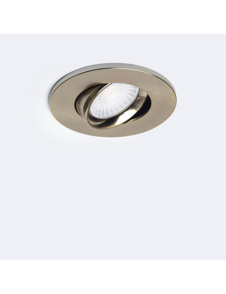 Spot Downlight Ignifuge LED 5-8W Rond Dimmable IP65 Coupe Ø 65 mm Solid Design Ajustable