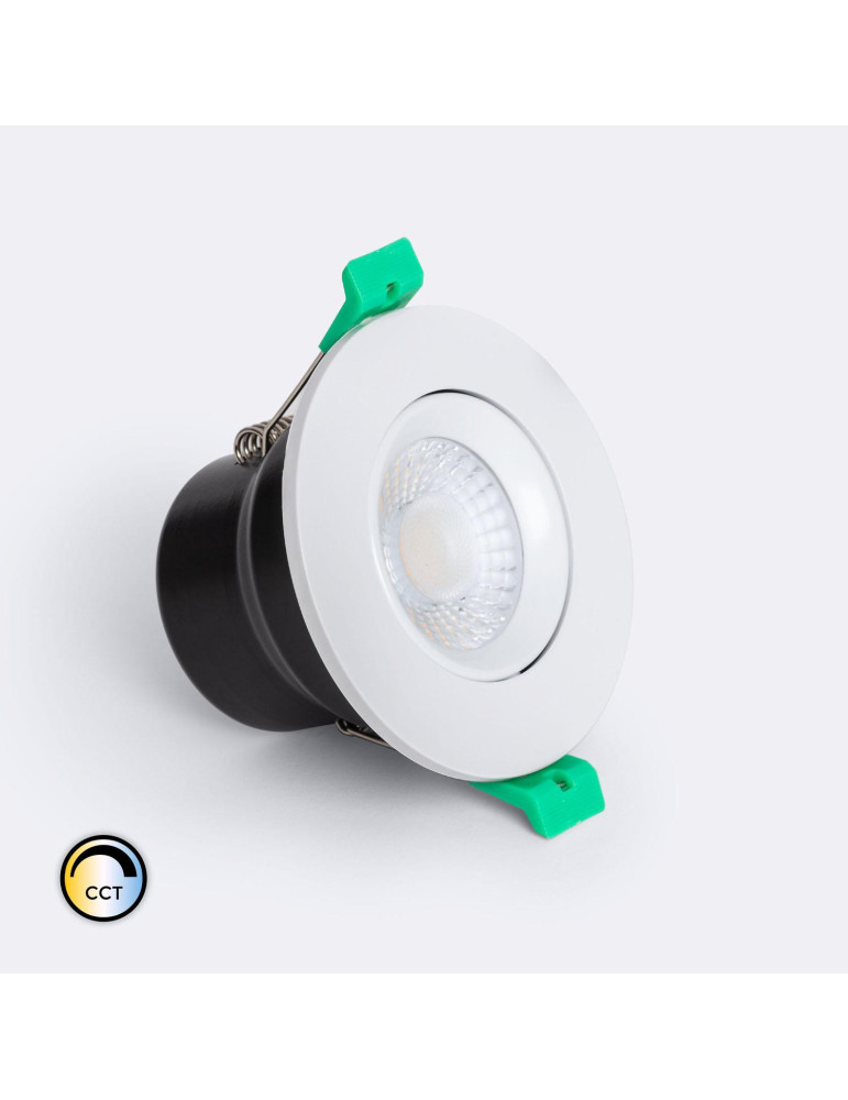 Spot Downlight Ignifuge LED 5-8W Rond Dimmable IP65 Coupe Ø 65 mm Solid Design Ajustable Spot Downlight Ignifuge LED 5-8W Rond Dimmable IP65 Coupe Ø 65 mm Solid Design Ajustable