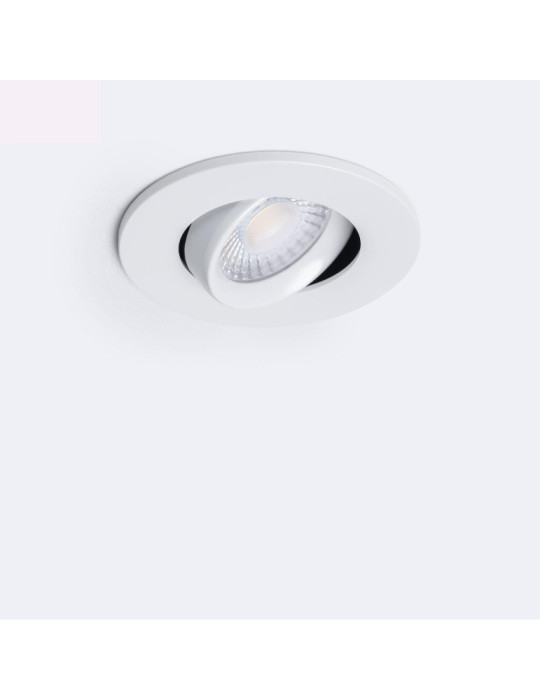 Spot Downlight Ignifuge LED 5-8W Rond Dimmable IP65 Coupe Ø 65 mm Solid Design Ajustable