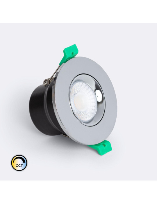 Spot Downlight Ignifuge LED 5-8W Rond Dimmable IP65 Coupe Ø 65 mm Solid Design Ajustable Spot Downlight Ignifuge LED 5-8W Rond Dimmable IP65 Coupe Ø 65 mm Solid Design Ajustable