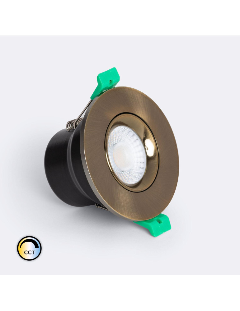 Spot Downlight Ignifuge LED 5-8W Rond Dimmable IP65 Coupe Ø 65 mm Solid Design Ajustable Spot Downlight Ignifuge LED 5-8W Rond Dimmable IP65 Coupe Ø 65 mm Solid Design Ajustable