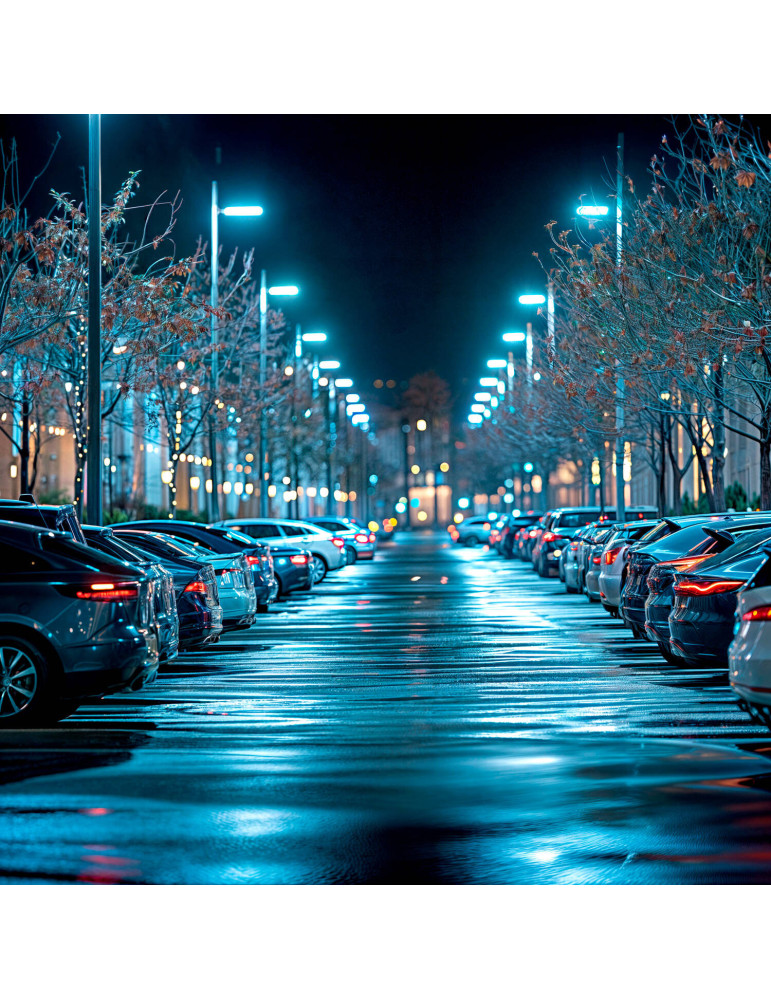 Projecteur LED 100W Dimmable 0-10V 170 lm/W IP65 ELEGANCE Slim PRO Blanc