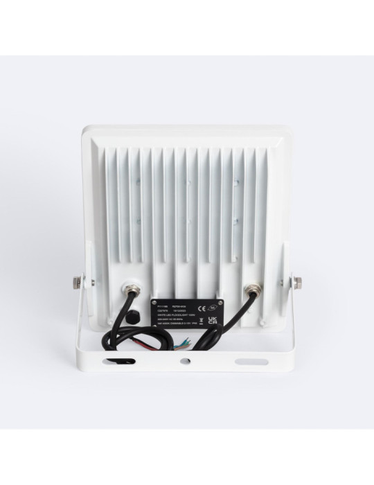 Projecteur LED 100W Dimmable 0-10V 170 lm/W IP65 ELEGANCE Slim PRO Blanc