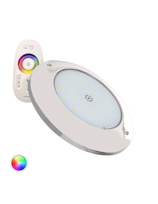 Spot LED Piscine en Saillie Inox RGBW Submersible 12V DC IP68 35W