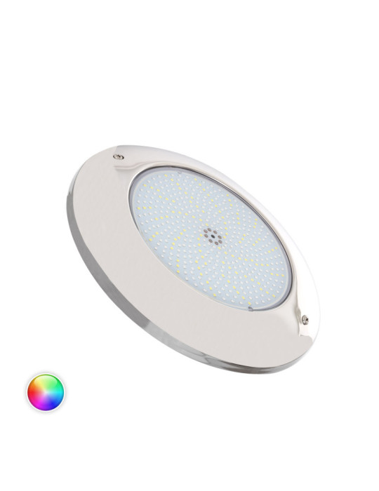 Spot LED Piscine en Saillie Inox RGBW Submersible 12V DC IP68 35W